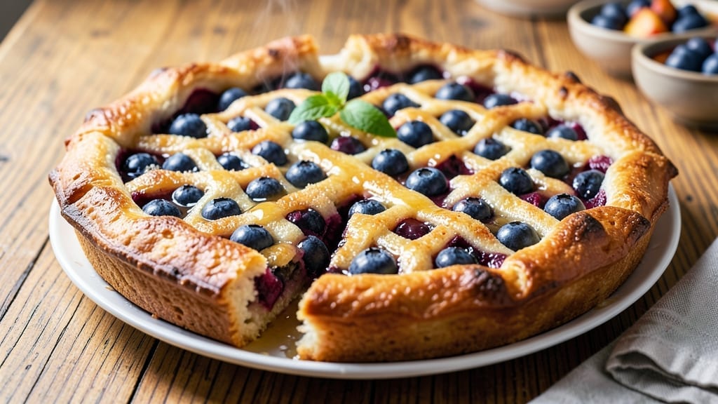 1 Crust Blueberry Pie Recipe: Bursting With Juicy Berries and Golden Crust Perfection