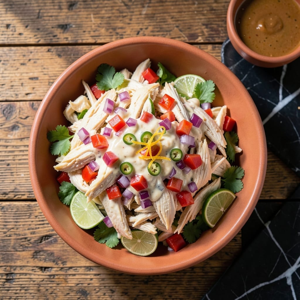 Southwestern Chicken Salad Recipe: Zesty Lime and Cilantro Kick Southwestern Chicken Salad Recipe: Zesty Lime and Cilantro Kick