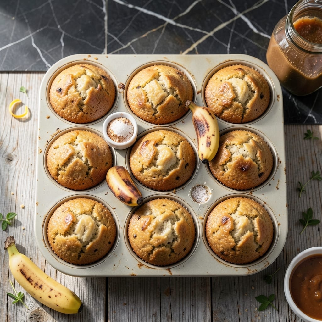 Banana Muffins Recipe Eggless