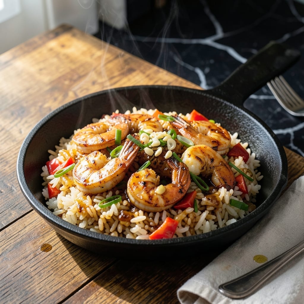 Korean Shrimp Fried Rice Recipe: Spicy Kimchi and Sesame Infusion Korean Shrimp Fried Rice Recipe: Spicy Kimchi and Sesame Infusion