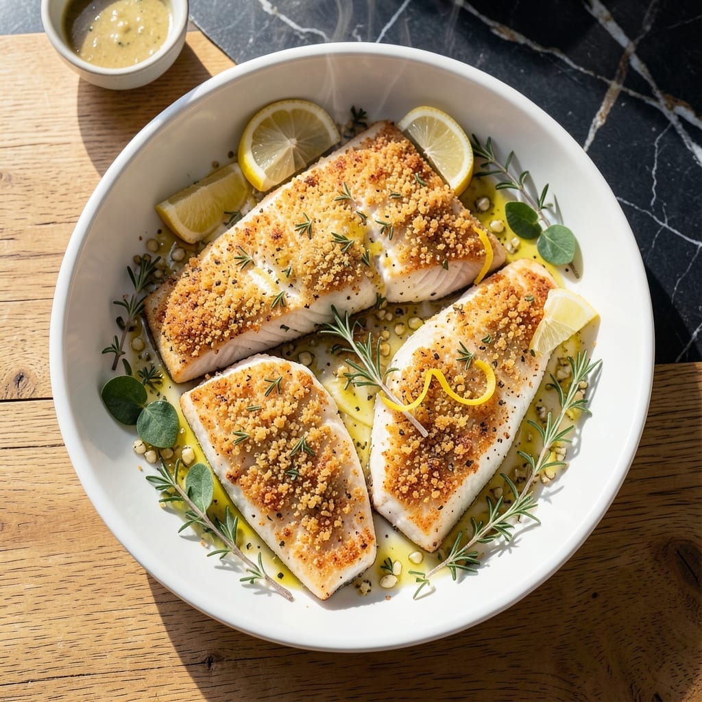 Ina Garten Baked Halibut Recipe: Lemon-Herb Crusted Elegance