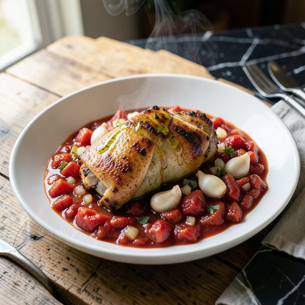 Katie Parla's Chicken Cacciatore Recipe: Rustic Italian Stew with Bold Tomato Herbs Katie Parla's Chicken Cacciatore Recipe: Rustic Italian Stew with Bold Tomato Herbs