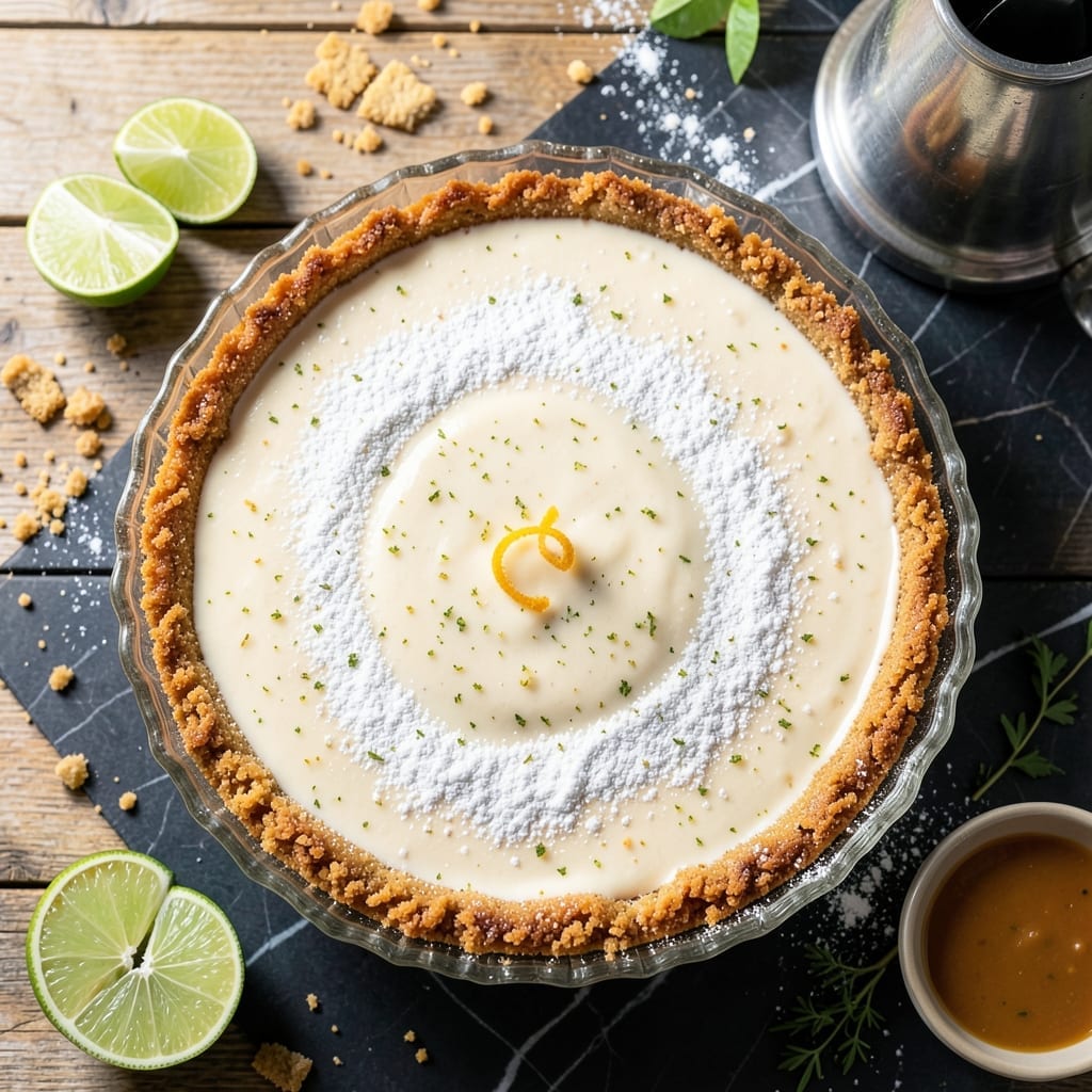 Key Lime Pie Recipe No Condensed Milk: Zesty Citrus Custard With Fresh Cream