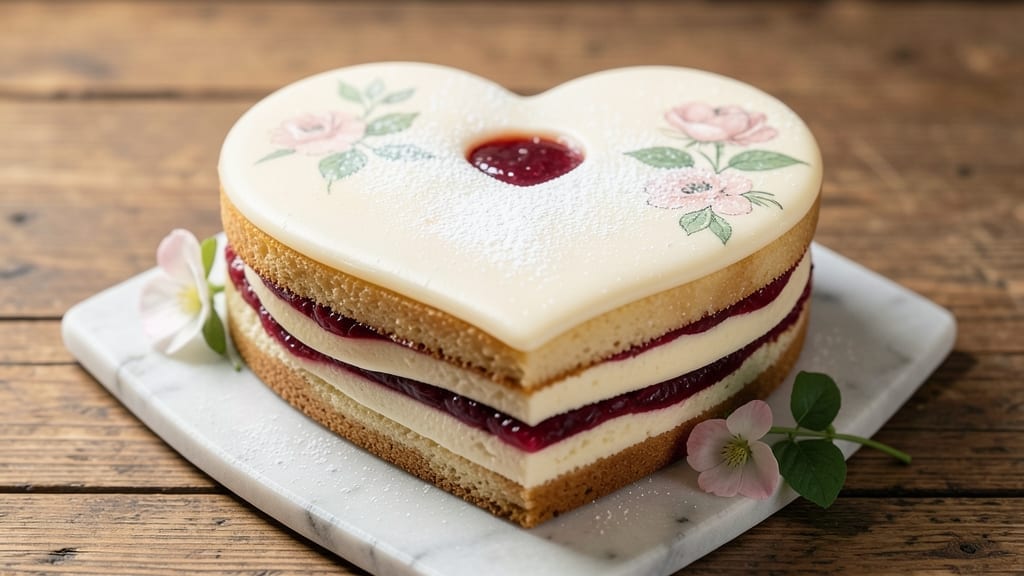 6-Inch Heart Cake Recipe: Romantic Layers With Vanilla Bean Buttercream 6-Inch Heart Cake Recipe: Romantic Layers With Vanilla Bean Buttercream