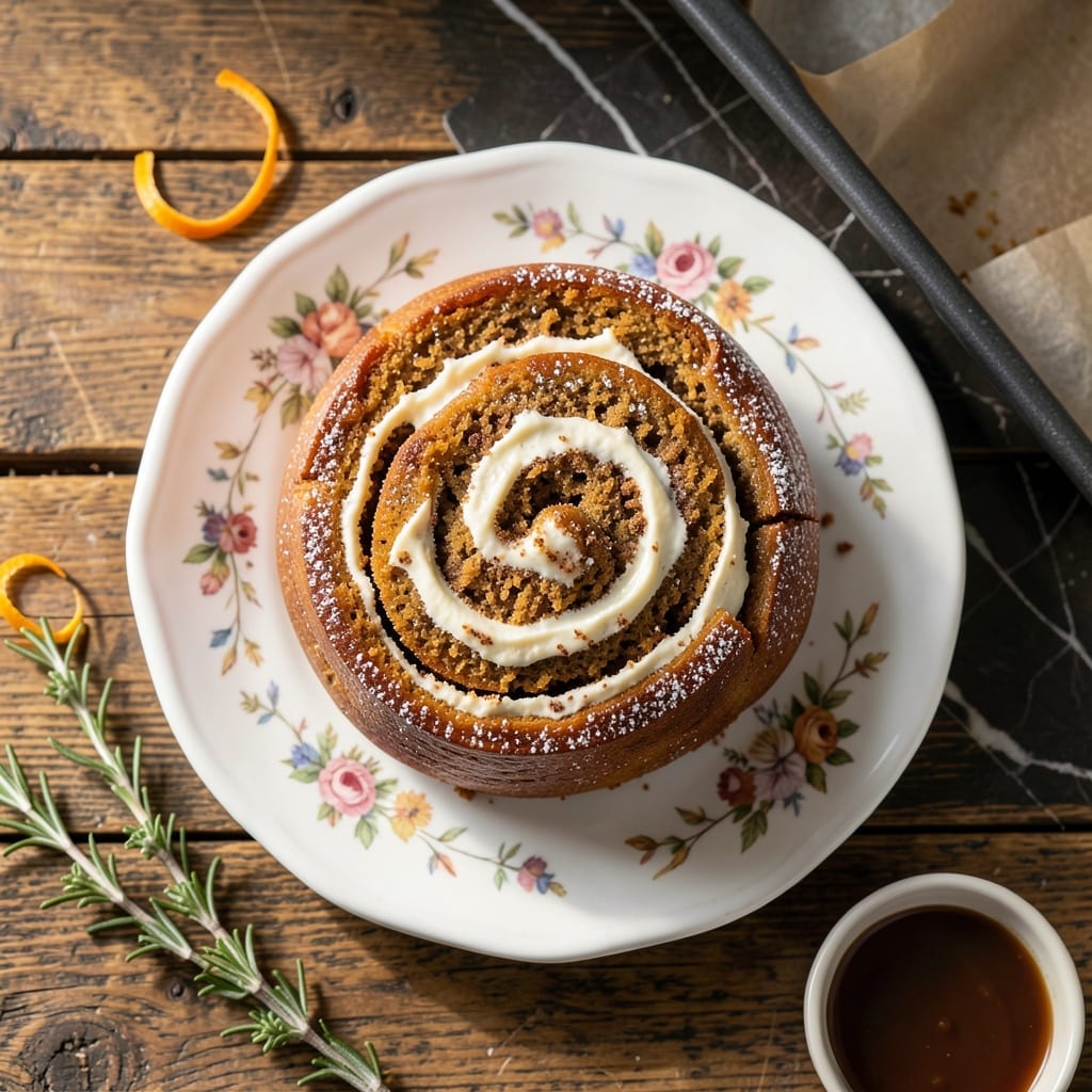 Pumpkin Roll Recipe Pioneer Woman: Spiced Cake With Cream Cheese Swirl