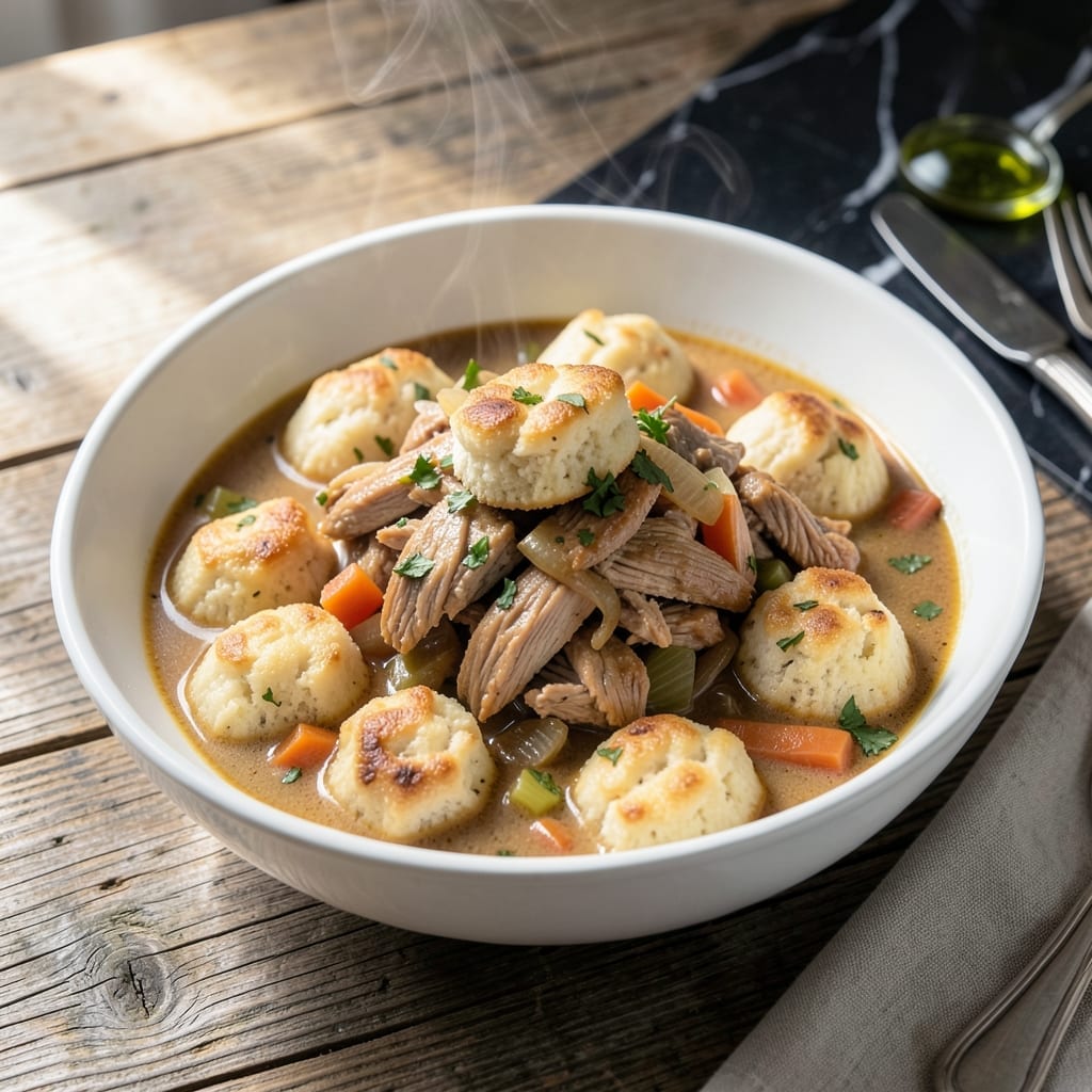 Chicken And Dumplings Recipe With Biscuits