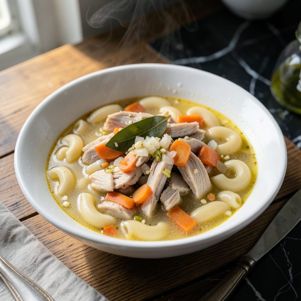 Recipe for Filipino Sopas: Macaroni and Chicken Noodle Comfort