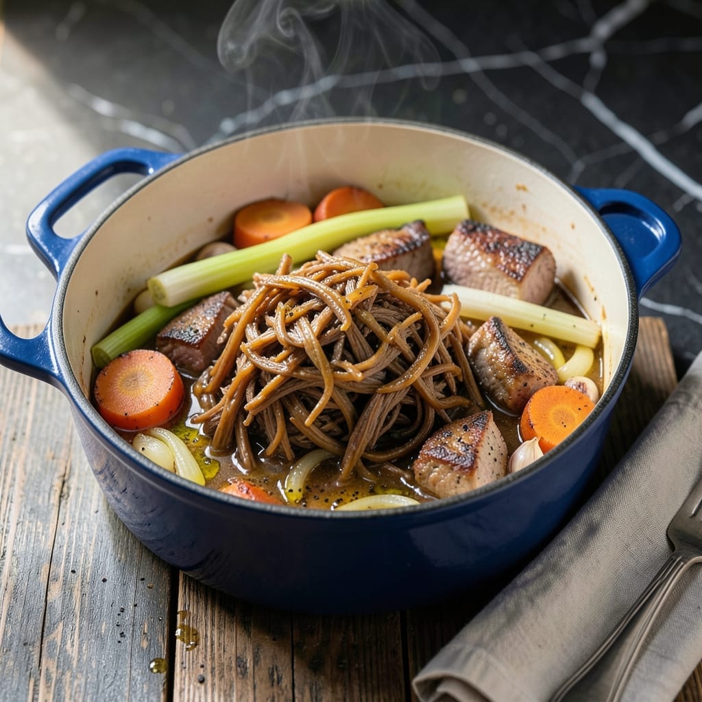 Shredded Beef Recipe Oven: Fall-Apart Succulence With Dutch Oven Magic Shredded Beef Recipe Oven: Fall-Apart Succulence With Dutch Oven Magic