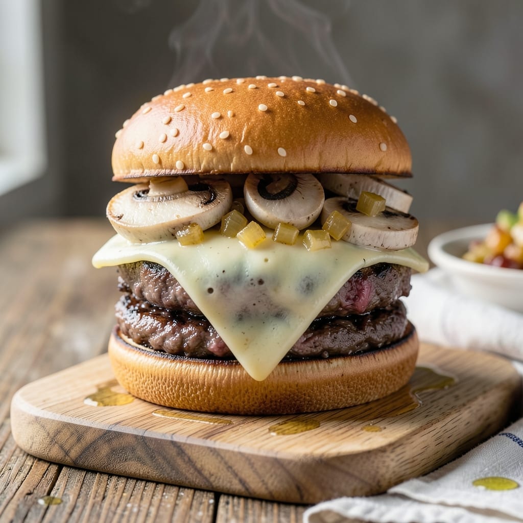 McDonalds Mushroom Swiss Burger Recipe: Fast Food Favorite at Home McDonalds Mushroom Swiss Burger Recipe: Fast Food Favorite at Home