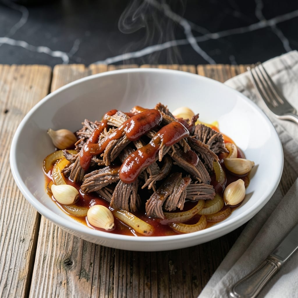 Pulled Beef Recipe Slow Cooker: Melt-In-Your-Mouth Tenderness All Day