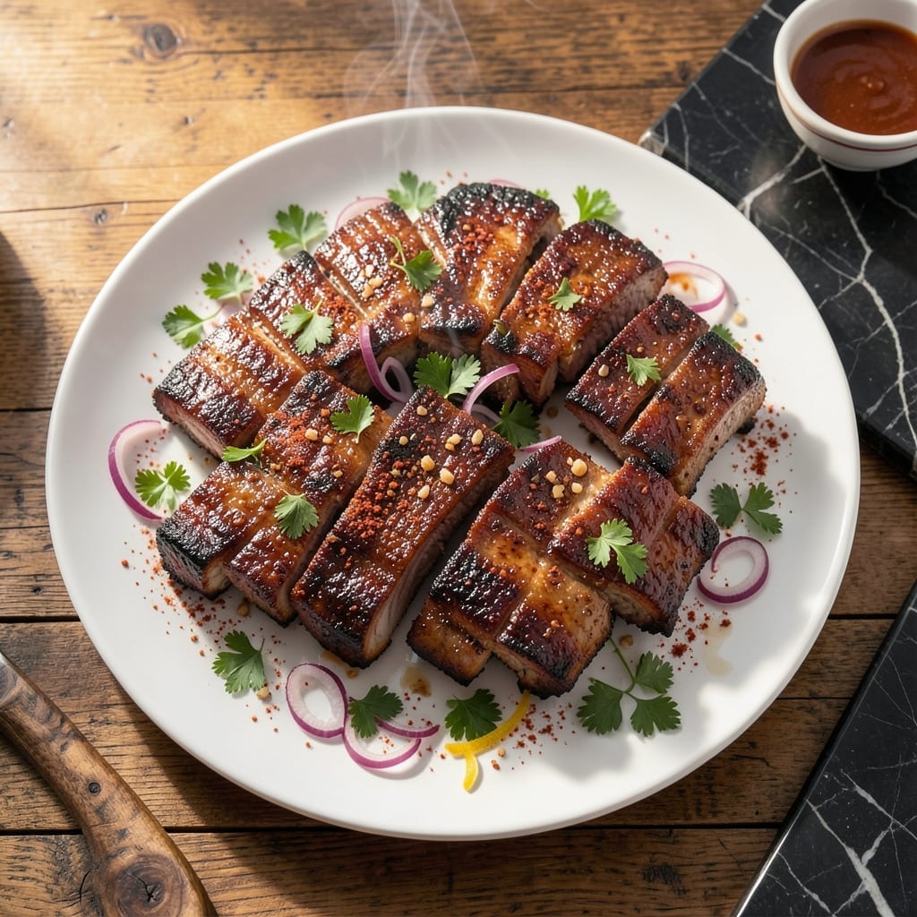 Houston's Ribs Recipe: Smoky Dry-Rubbed Fall-Off-The-Bone Tender