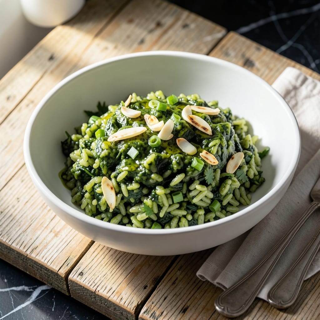 Recipe for Green Rice: Vibrant Herb-Infused Side Dish Recipe for Green Rice: Vibrant Herb-Infused Side Dish
