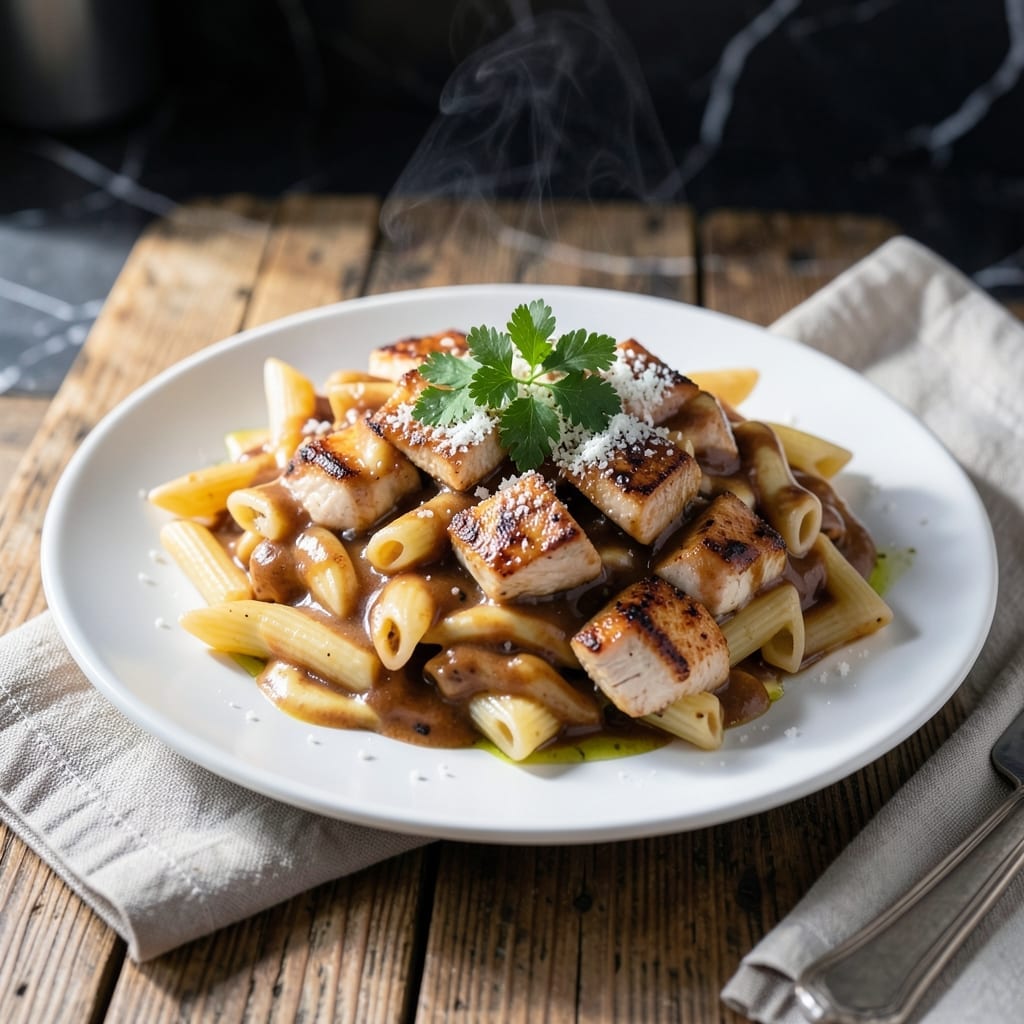 BBQ Chicken Pasta Recipe Creamy: Smoky Sauce With Cheesy Depth BBQ Chicken Pasta Recipe Creamy: Smoky Sauce With Cheesy Depth