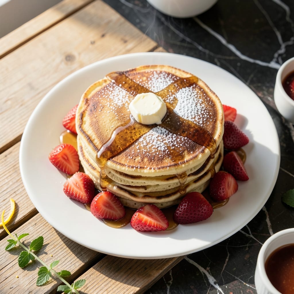 Pancake Recipe No Milk: Fluffy Stacks Using Pantry Staples Pancake Recipe No Milk: Fluffy Stacks Using Pantry Staples