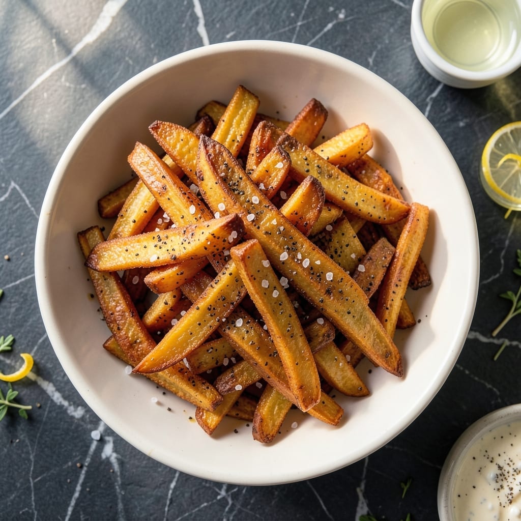 Salt and Pepper Chips Recipe: Irresistibly Crunchy British Pub Snack Salt and Pepper Chips Recipe: Irresistibly Crunchy British Pub Snack