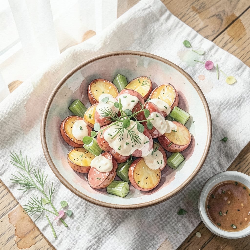 Red Potato Salad Recipe No Egg: Zesty Herb-Infused Creaminess With Crunch