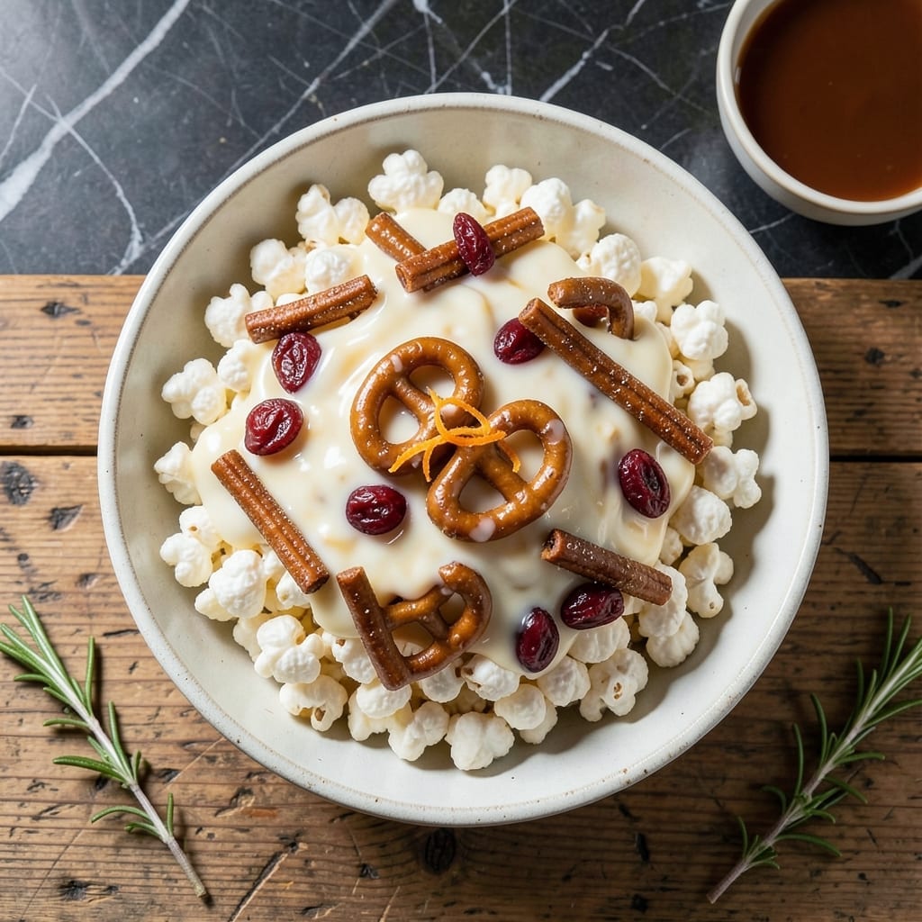 White Chocolate Puffcorn Recipe With Almond Bark: Sweet Crunchy Clusters in Minutes White Chocolate Puffcorn Recipe With Almond Bark: Sweet Crunchy Clusters in Minutes