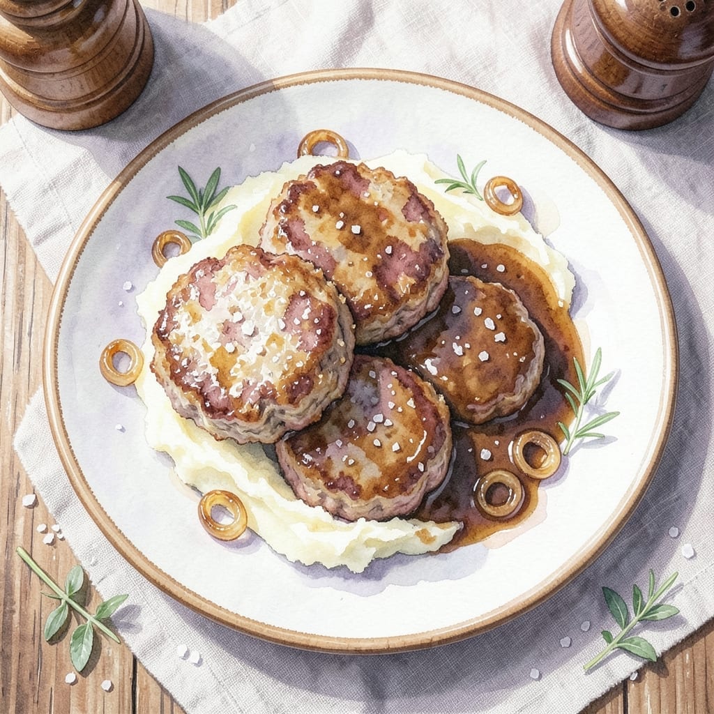Salisbury Steak Recipe Chef John: Homemade Classic With Savory Gravy Salisbury Steak Recipe Chef John: Homemade Classic With Savory Gravy
