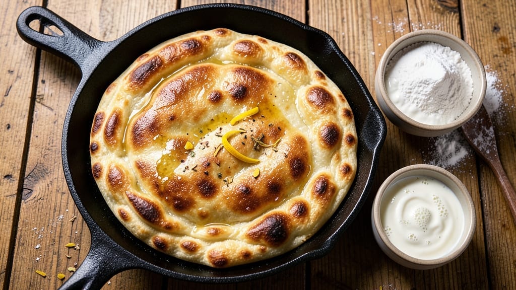 3-Ingredient Naan Bread Recipe: Fluffy, Pillowy Heat in Minutes 3-Ingredient Naan Bread Recipe: Fluffy, Pillowy Heat in Minutes