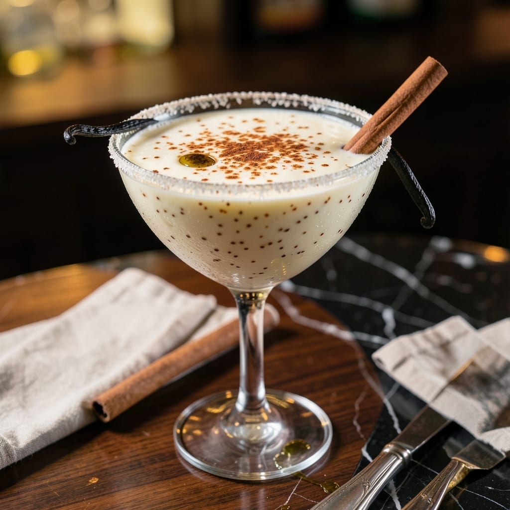 Rice Pudding Martini Recipe: Creamy Dessert Cocktail with a Boozy Twist Rice Pudding Martini Recipe: Creamy Dessert Cocktail with a Boozy Twist