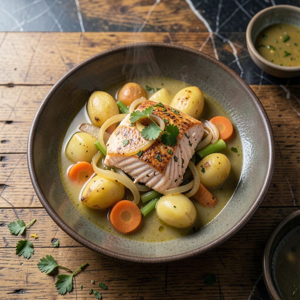 Recipe For Salmon Stew: Rich Broth With Wild-Caught Flavor Recipe For Salmon Stew: Rich Broth With Wild-Caught Flavor