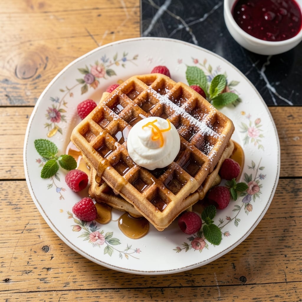 Thin Crispy Waffle Recipe: Golden Edges and Light Centers
