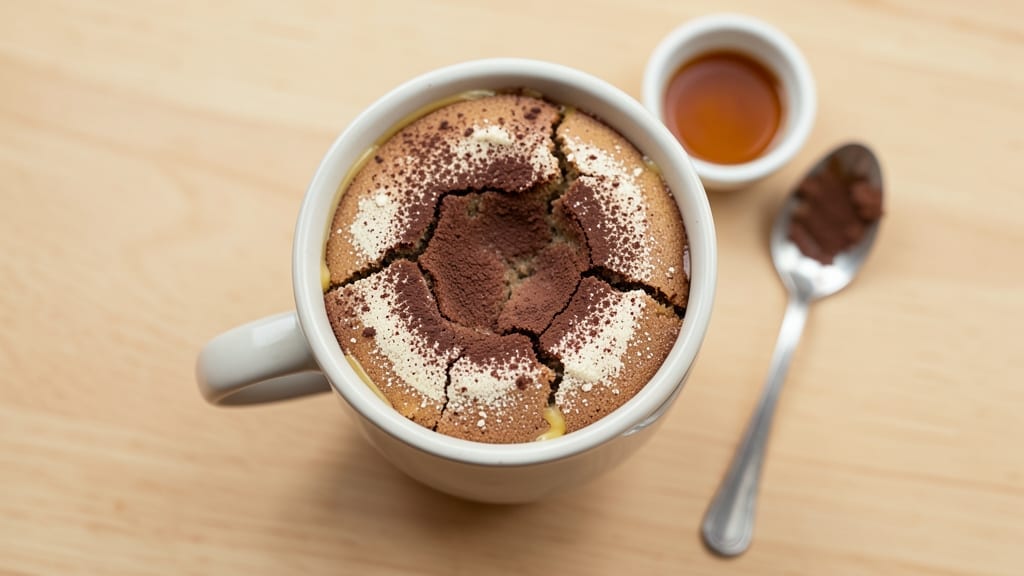 3-Ingredient Keto Mug Cake Recipe: Microwave Magic in 2 Minutes