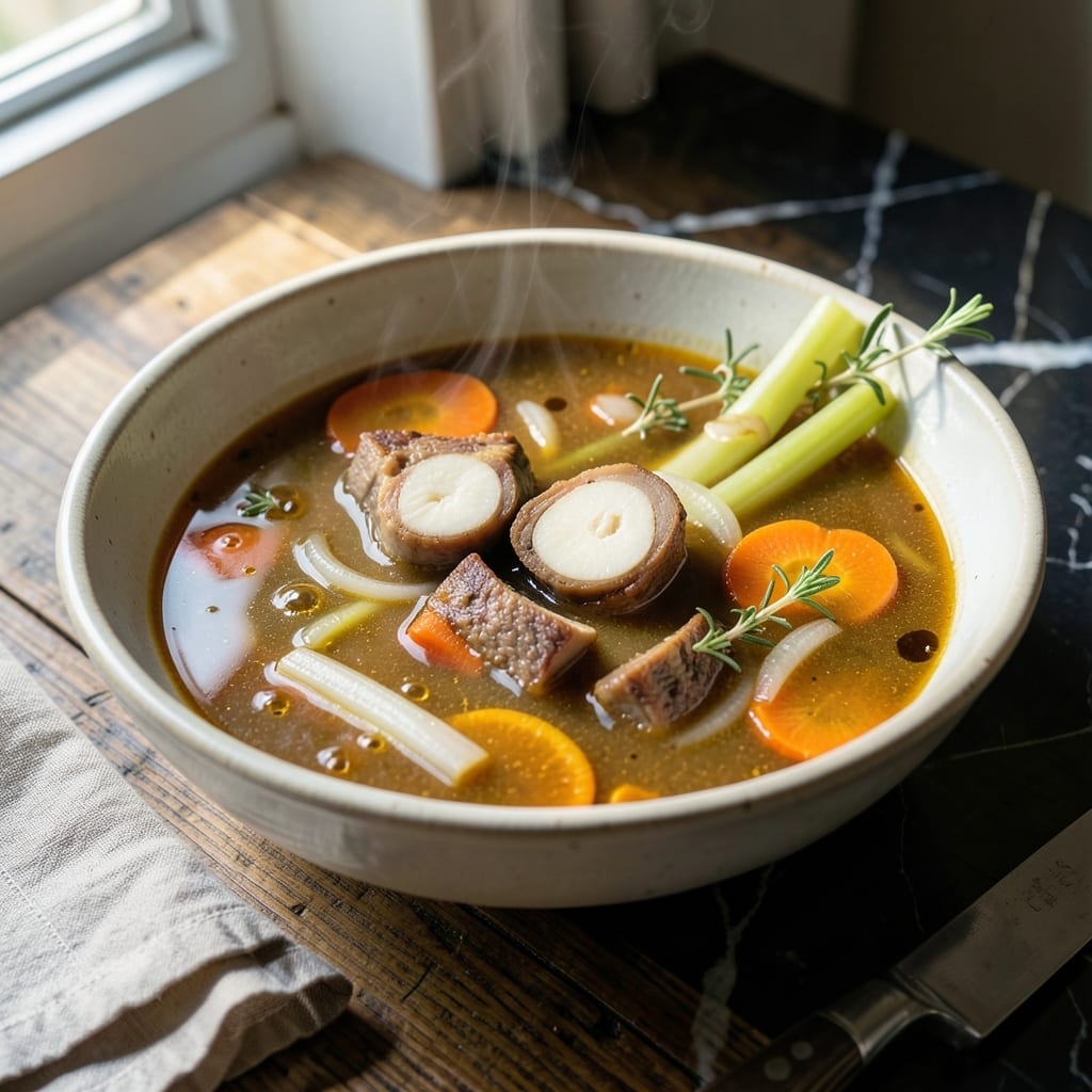 Marrow Bone Broth Recipe: Rich and Nourishing Simmered to Depth