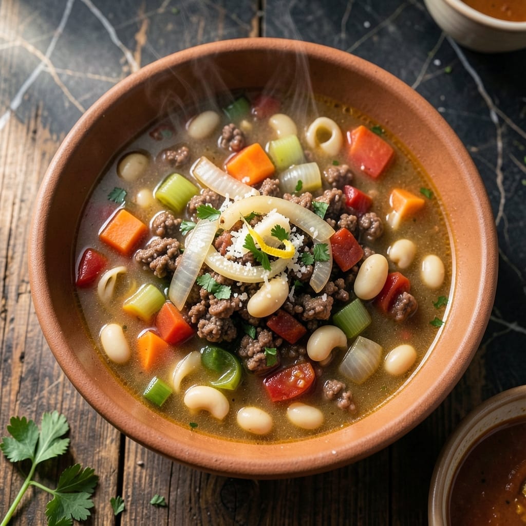 Recipe For Minestrone Soup With Meat: Hearty Italian Classic With Tender Bites Recipe For Minestrone Soup With Meat: Hearty Italian Classic With Tender Bites
