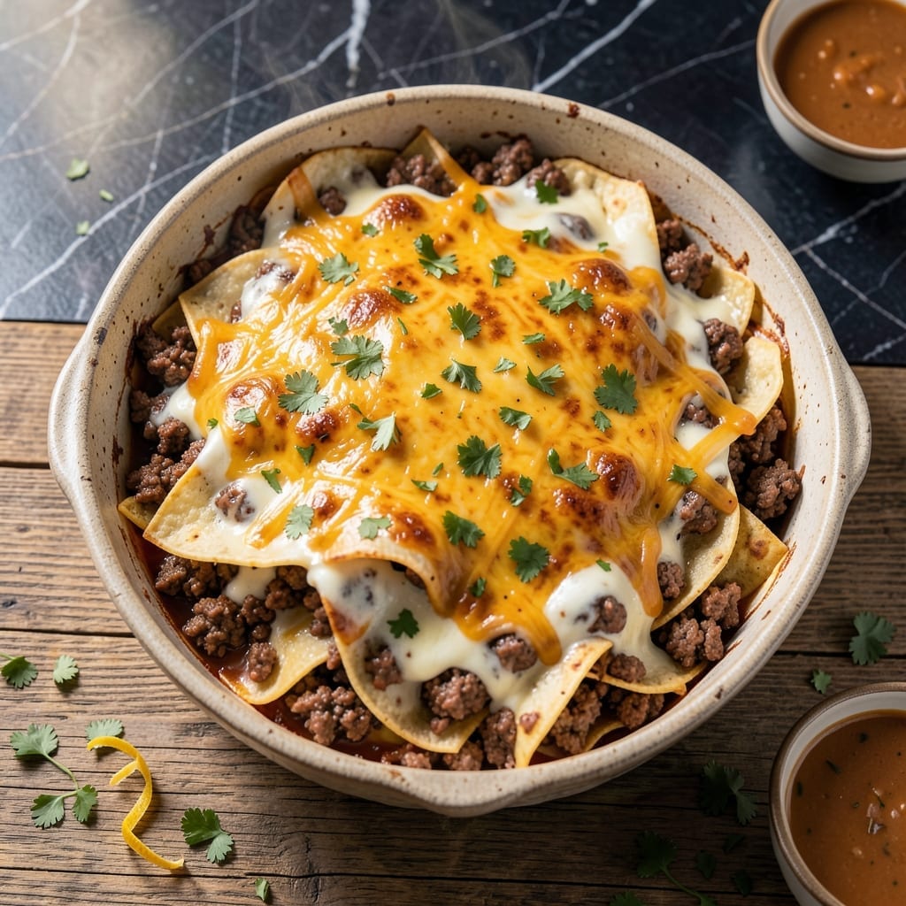 Campbell's Taco Bake Recipe: Cheesy Layers With Bold Tex-Mex Flavor Campbell's Taco Bake Recipe: Cheesy Layers With Bold Tex-Mex Flavor
