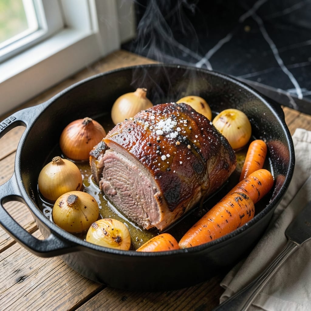 Pot Roast Recipe Bottom Round: Dutch Oven Braised with Root Vegetables