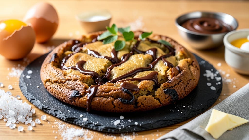 1 Big Cookie Recipe: Single-Bite Decadence With Warm Chocolate Swirl 1 Big Cookie Recipe: Single-Bite Decadence With Warm Chocolate Swirl