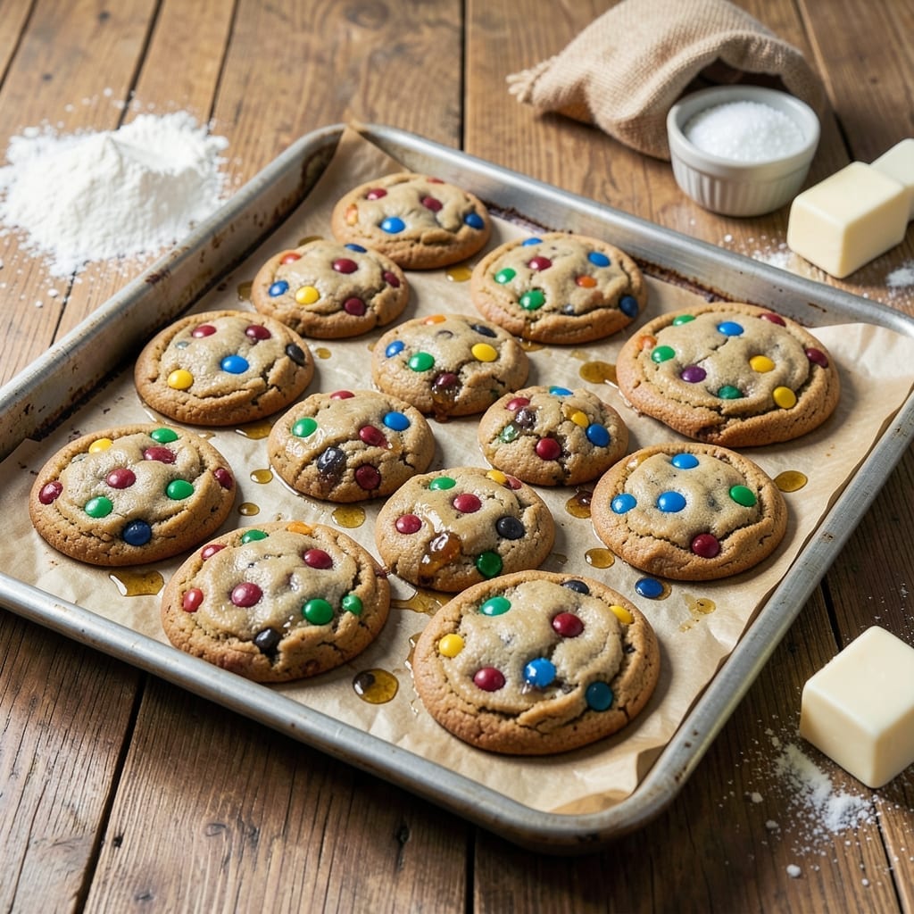 M&M Cookie Recipe on Bag: Bakery-Style Chewy Edges