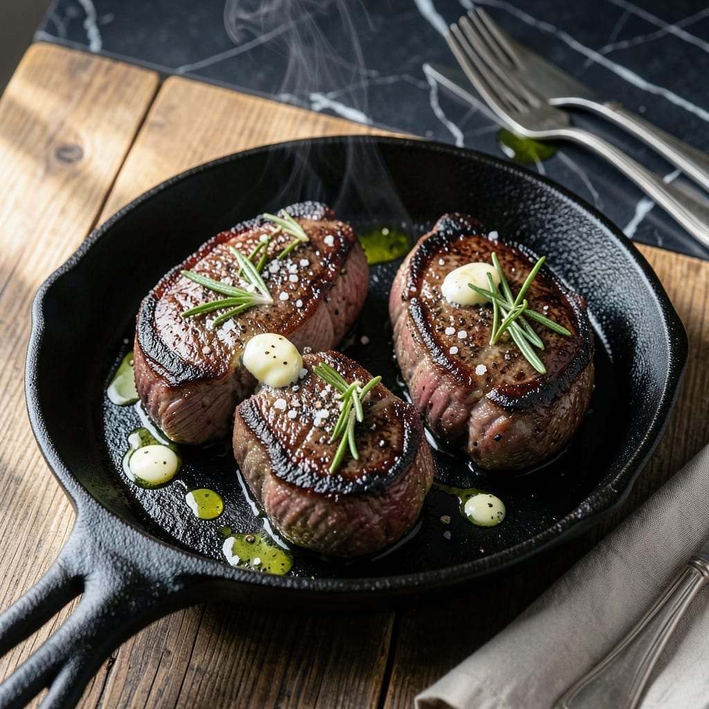 Cast Iron Rib Eye Steak Recipe: Perfectly Seared with Buttery Depth