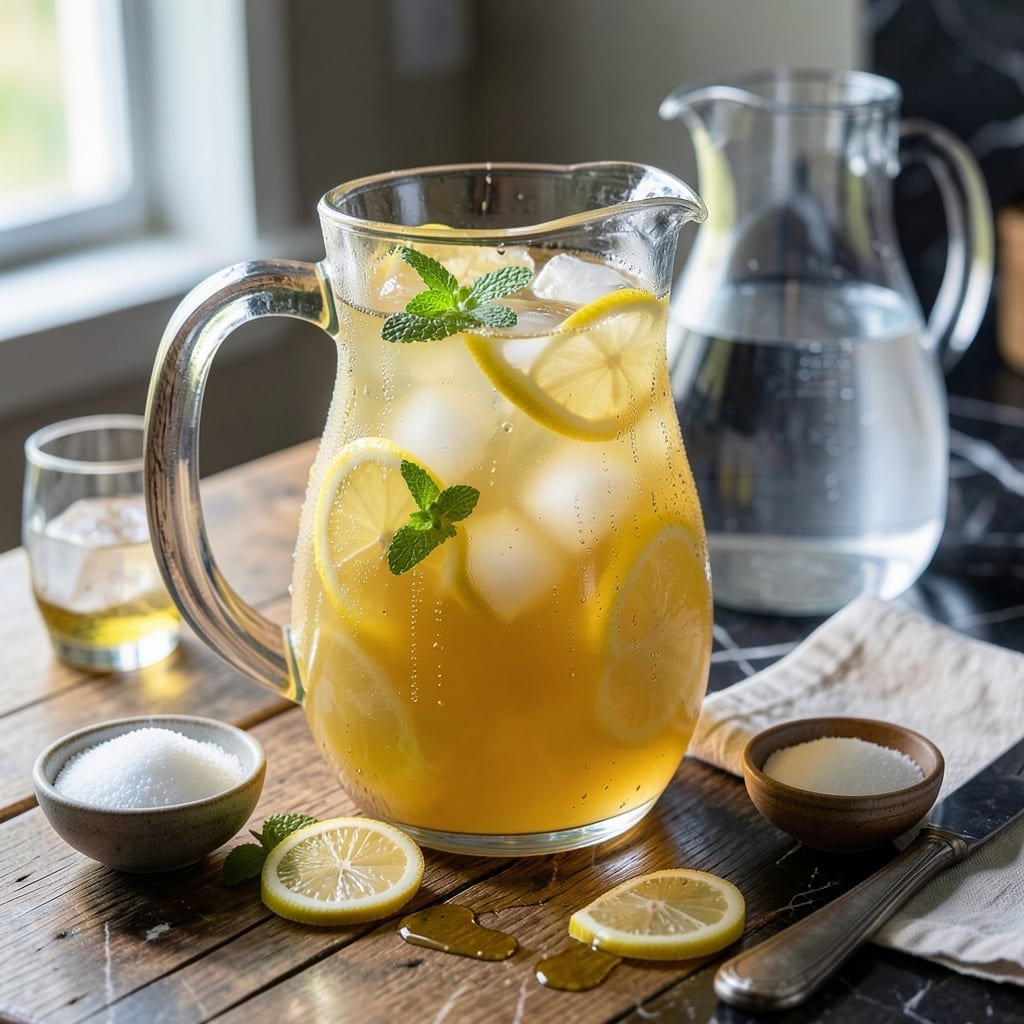 Recipe for 1 Gallon of Lemonade: Perfectly Balanced Sweet-Tart Pitcher Recipe for 1 Gallon of Lemonade: Perfectly Balanced Sweet-Tart Pitcher