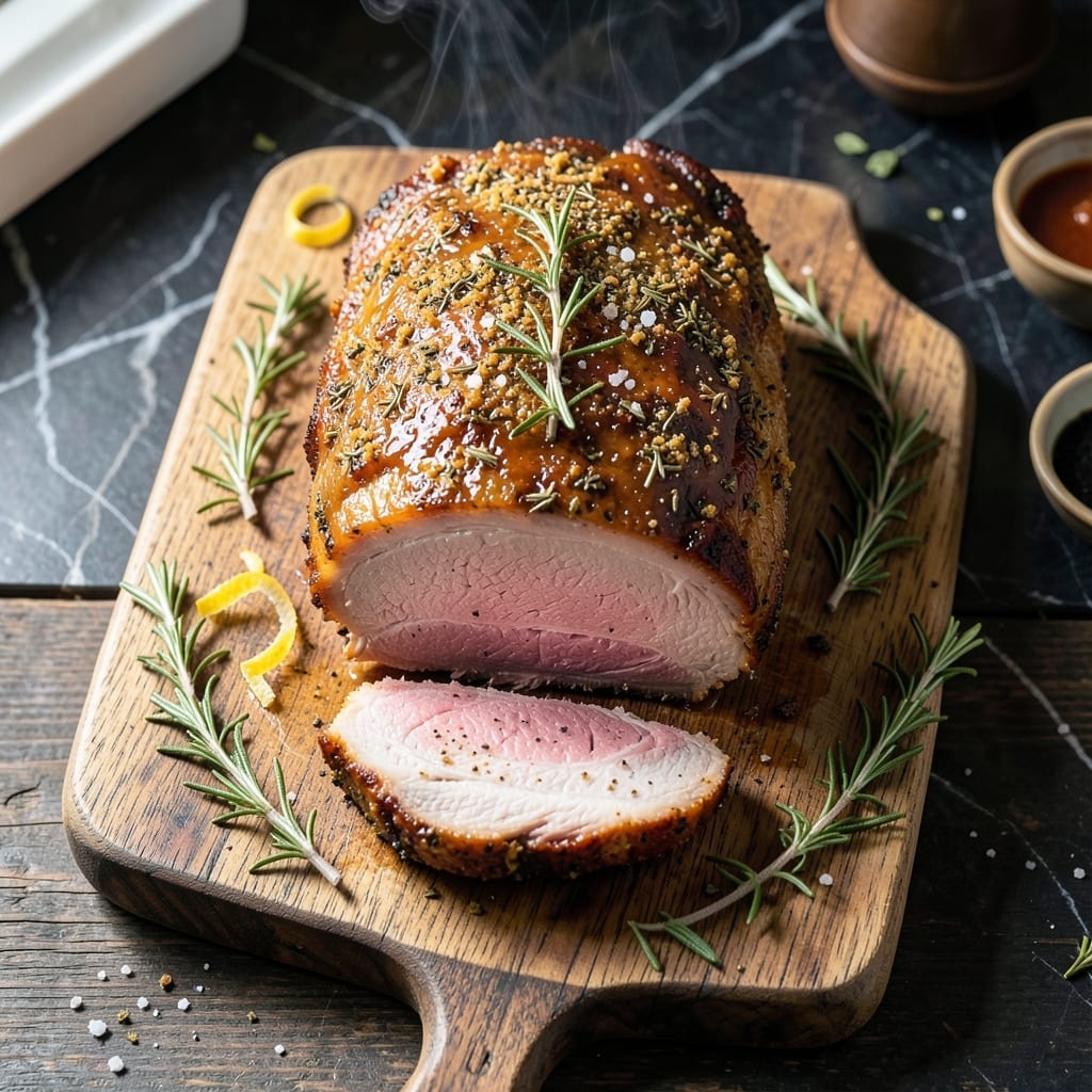 Boneless Pork Rib Roast Recipe: Herb-Crusted and Juicy Throughout
