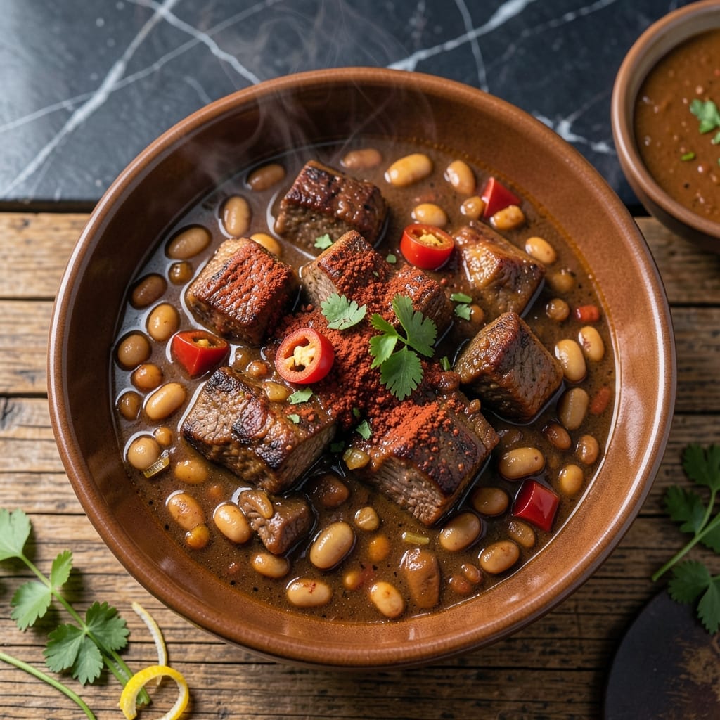 Bobby Flay's Texas Chili Recipe: Bold Beef and Bean Bowl Bobby Flay's Texas Chili Recipe: Bold Beef and Bean Bowl