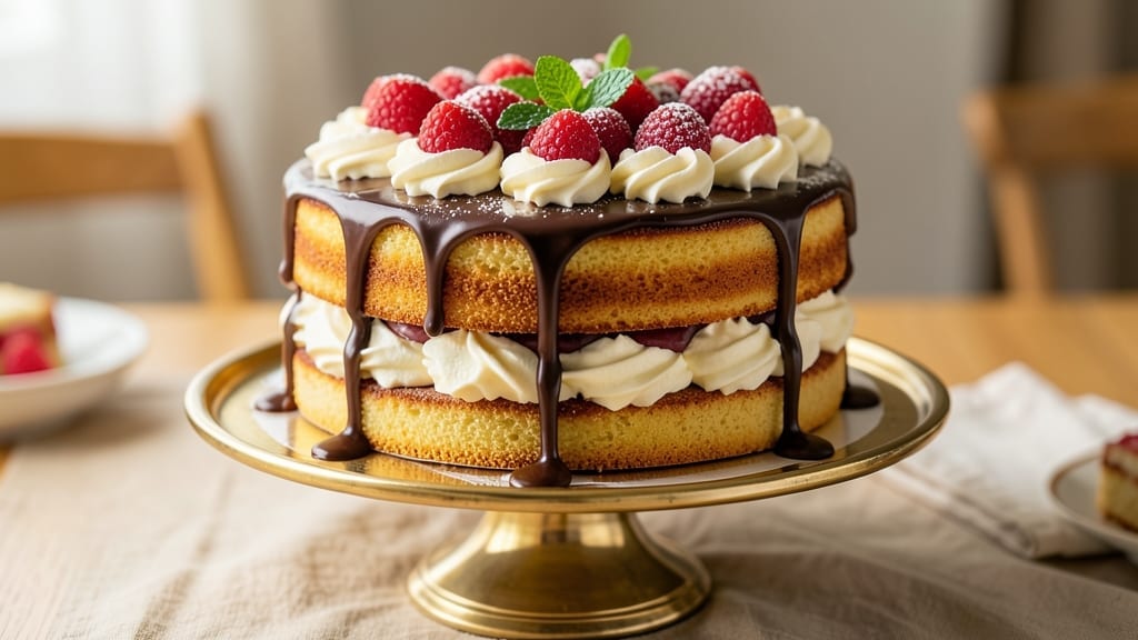 6-Inch Tall Cake Recipe: Layered Vanilla Buttercream Heaven