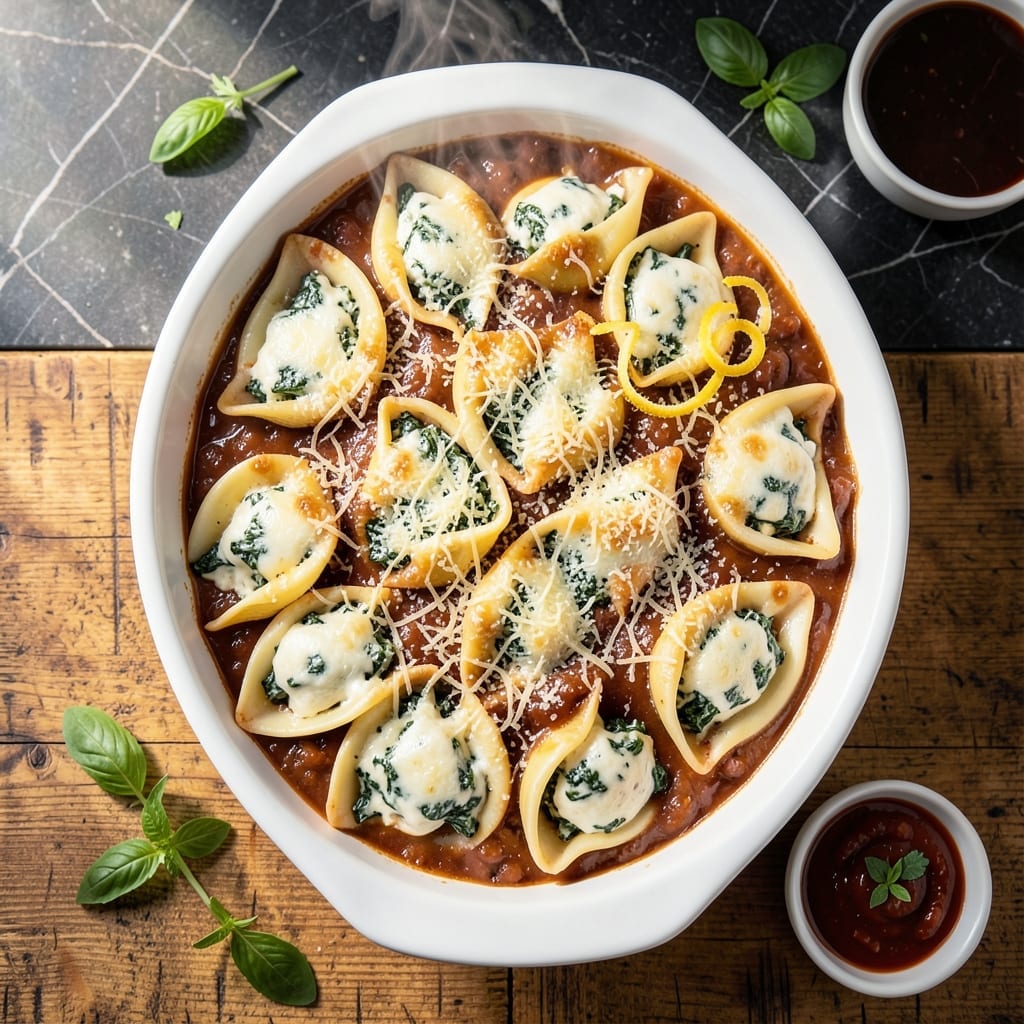 Barilla Stuffed Shells Recipe: Cheesy Ricotta and Spinach Fillings Barilla Stuffed Shells Recipe: Cheesy Ricotta and Spinach Fillings