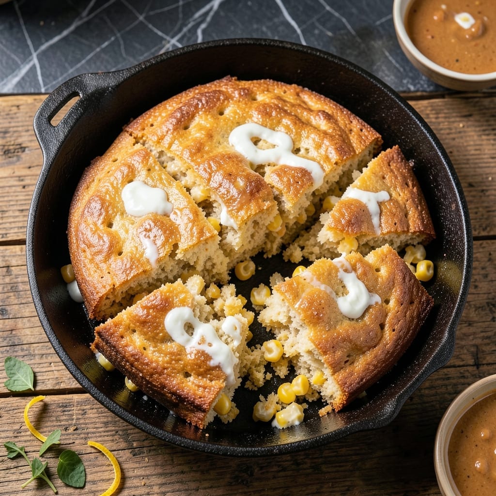 Jiffy Cornbread With Creamed Corn and Sour Cream Recipe: Ultra Moist With Golden Crust Jiffy Cornbread With Creamed Corn and Sour Cream Recipe: Ultra Moist With Golden Crust
