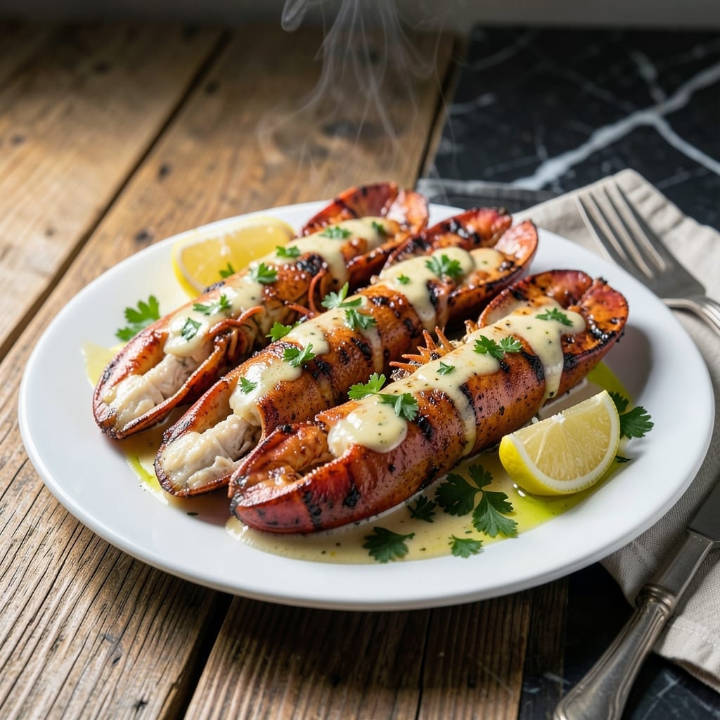 BBQ Lobster Tails Recipe Oven: Buttery Sweetness With Charred Tips BBQ Lobster Tails Recipe Oven: Buttery Sweetness With Charred Tips