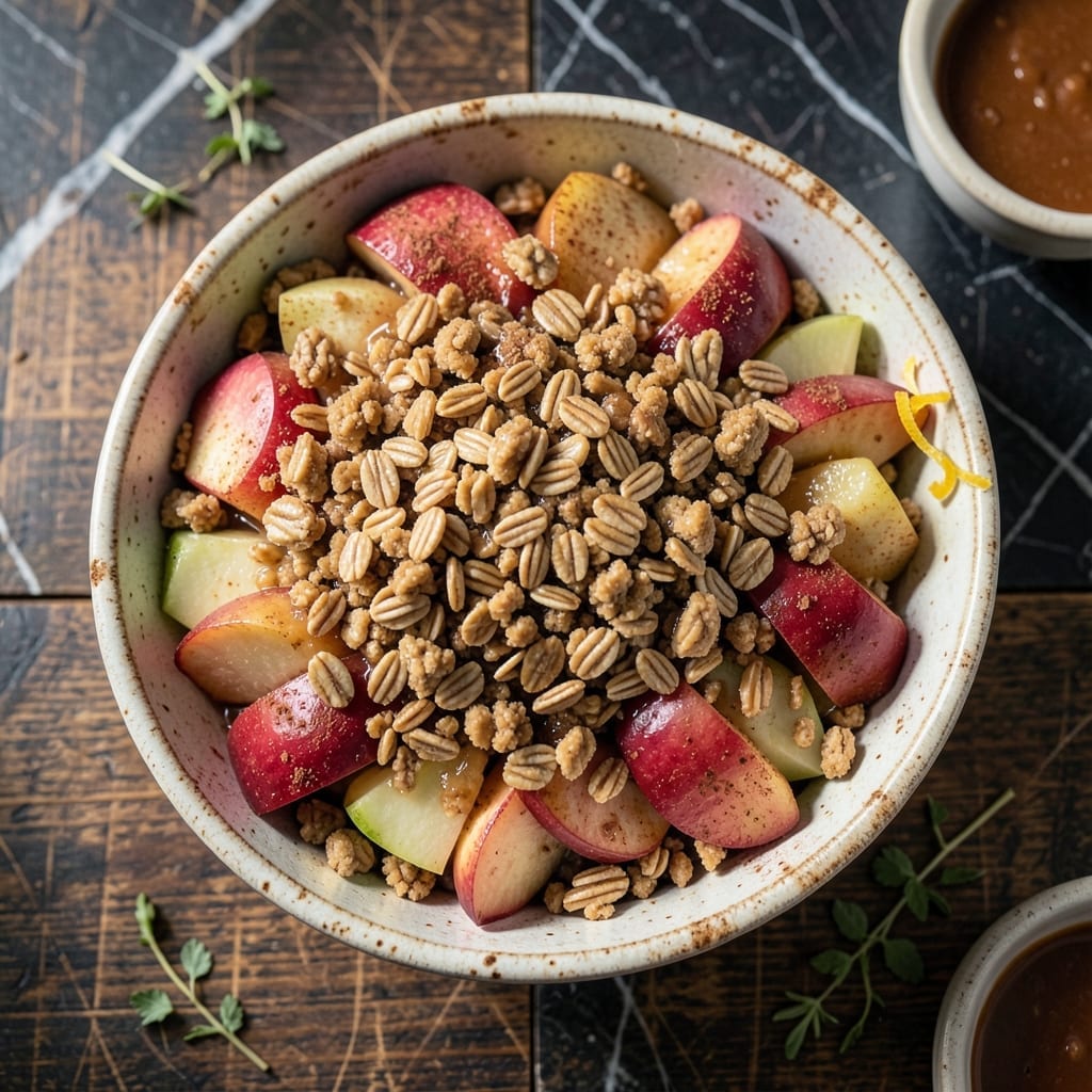 Apple Crisp Recipe Chunky Chef: Buttery Oat Topping With Warm Spiced Apples Apple Crisp Recipe Chunky Chef: Buttery Oat Topping With Warm Spiced Apples