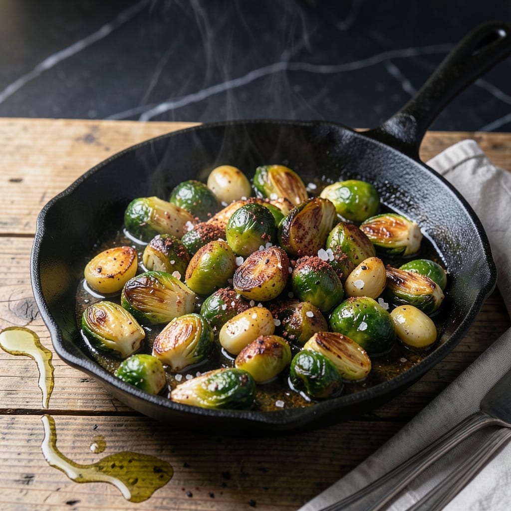 Frozen Brussels Sprouts Recipe Skillet: Crispy Edges and Tender Centers