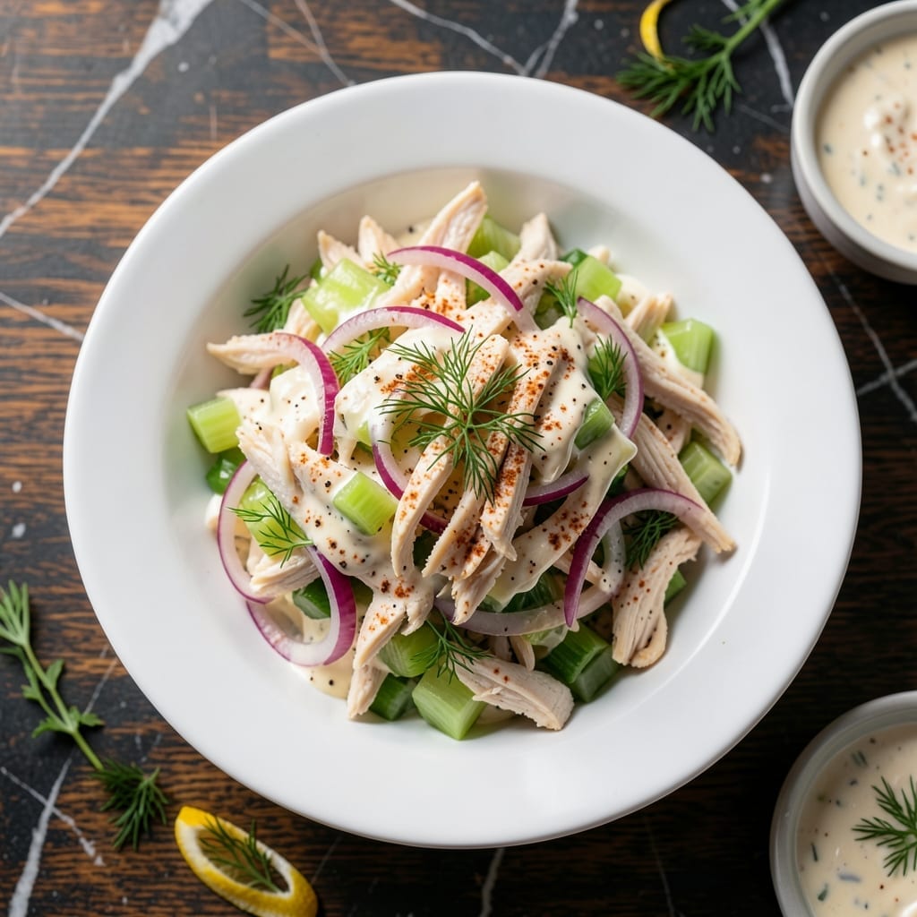 NY Deli Chicken Salad Recipe: Classic Creamy Crunch With Fresh Dill NY Deli Chicken Salad Recipe: Classic Creamy Crunch With Fresh Dill