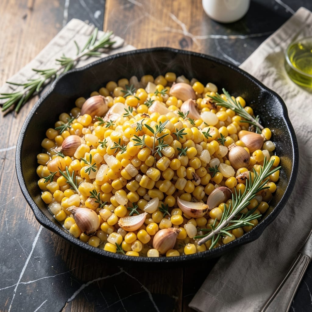 Recipe For Corn For Thanksgiving: Buttery Sweet Kernels With Herb Finish Recipe For Corn For Thanksgiving: Buttery Sweet Kernels With Herb Finish