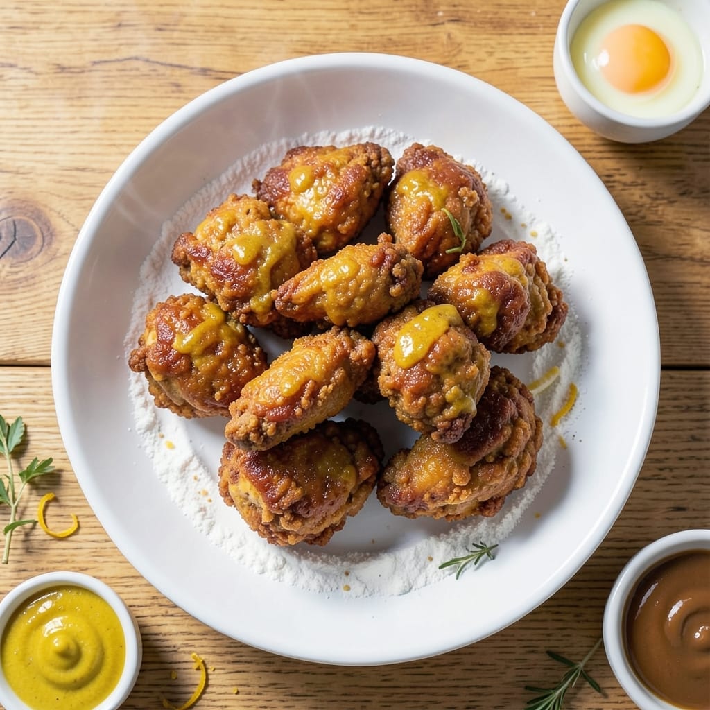 Recipe For Mustard Fried Chicken: Crunchy Tangy Golden Bites Recipe For Mustard Fried Chicken: Crunchy Tangy Golden Bites