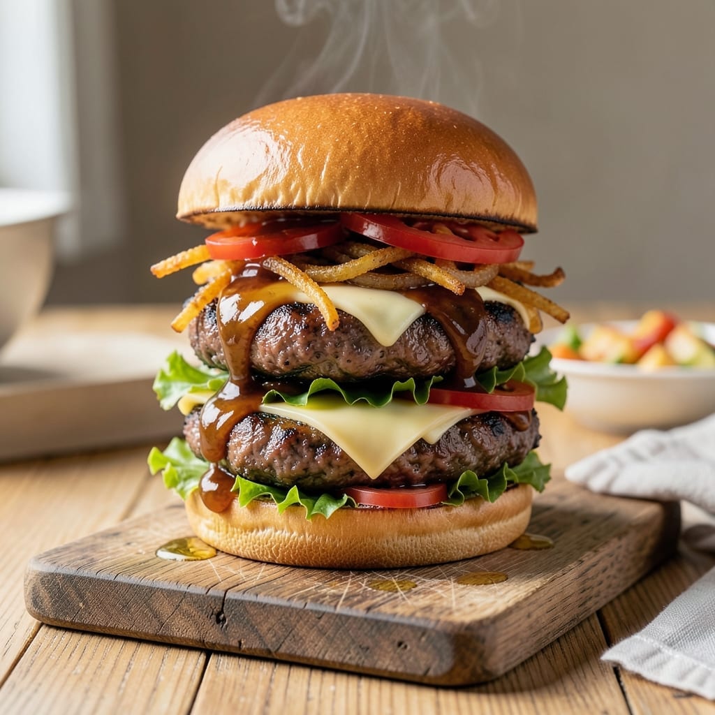 BBQ Burger Recipe Oven: Juicy Patties With Smoky Char