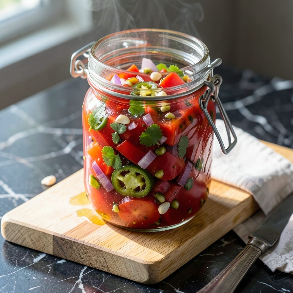 Recipe For Canning Homemade Salsa: Fresh Garden Flavors Preserved Safe Recipe For Canning Homemade Salsa: Fresh Garden Flavors Preserved Safe