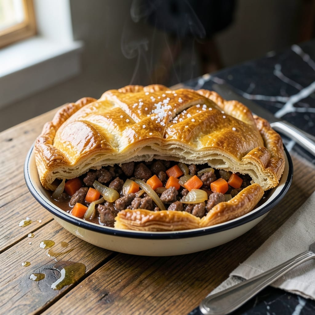 Australian Meat Pie Recipe: Flaky Pastry With Savory Beef Filling