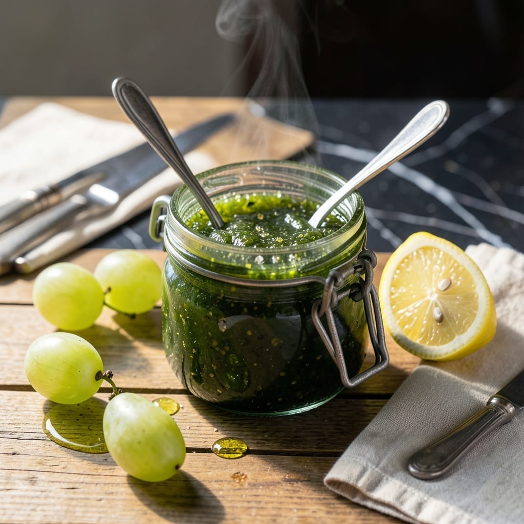 Green Grape Jam Recipe With Pectin: Vibrant Spread With Natural Sweetness Green Grape Jam Recipe With Pectin: Vibrant Spread With Natural Sweetness
